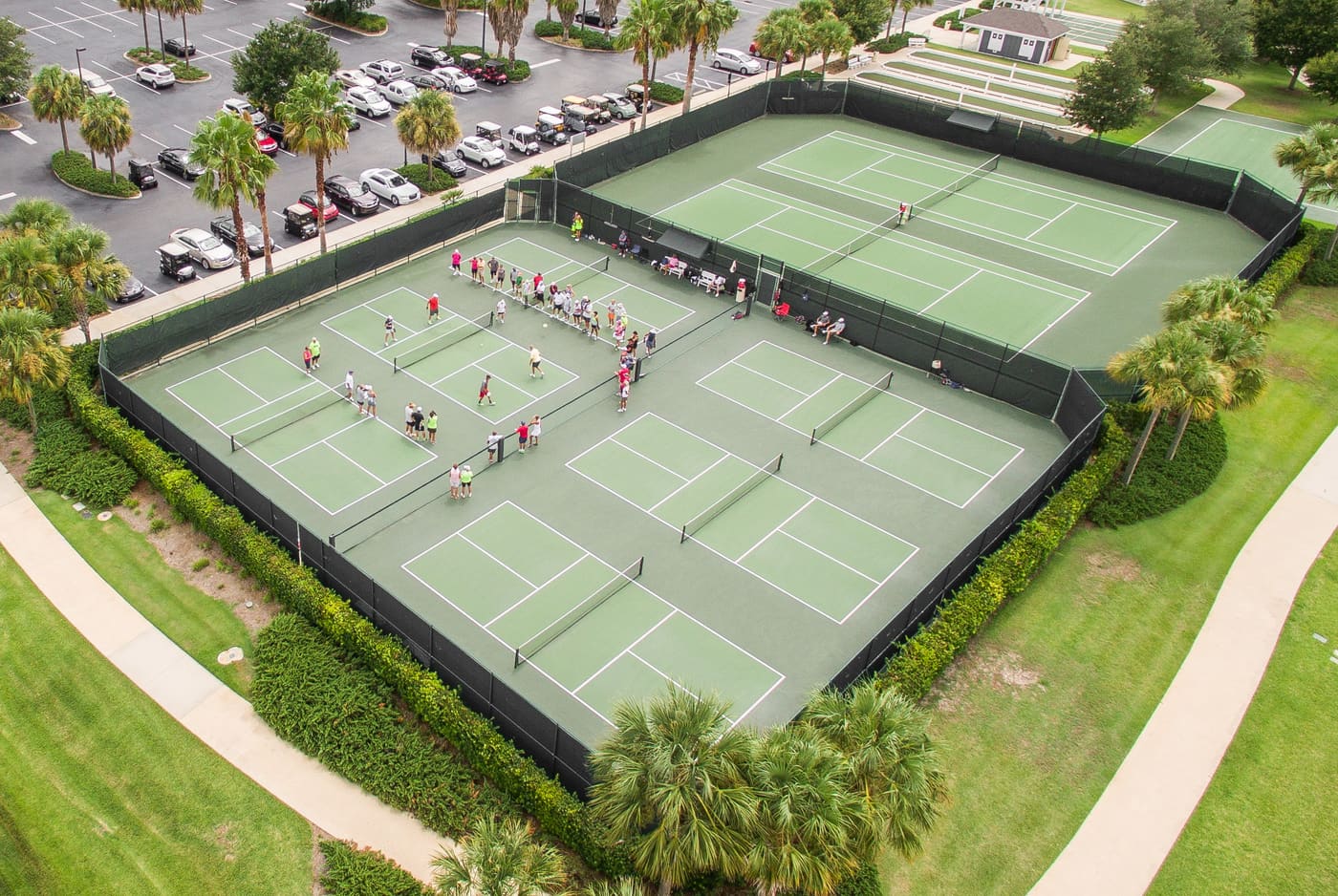 A pickleball court, not Eastern Oak Park. We do not have a photograph of this venue.