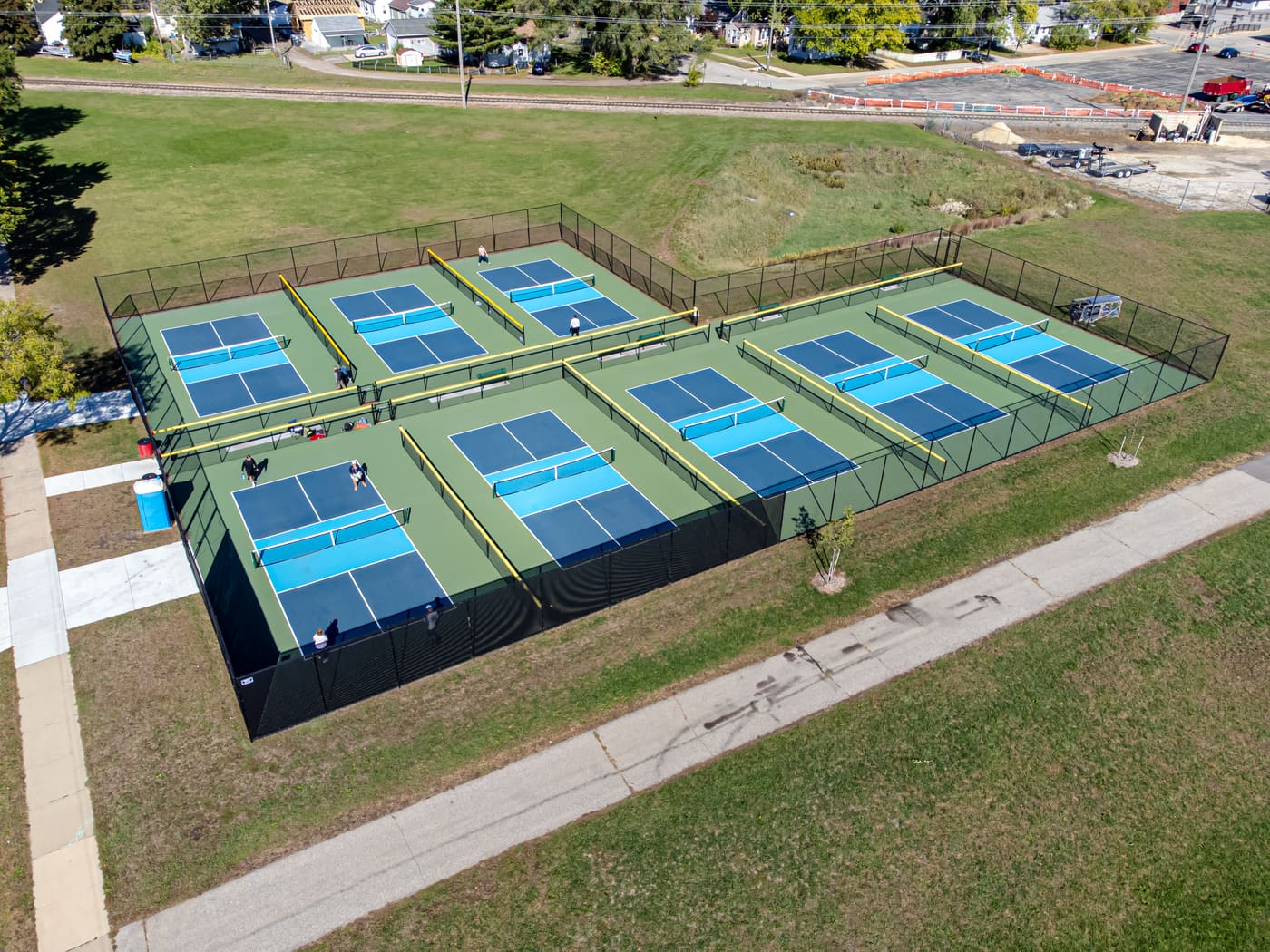 A pickleball court, not Portola Springs Community Park. We do not have a photograph of this venue.